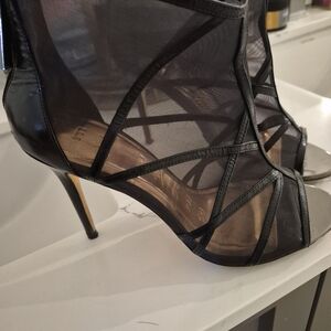 Ted Baker Black Mesh Heels